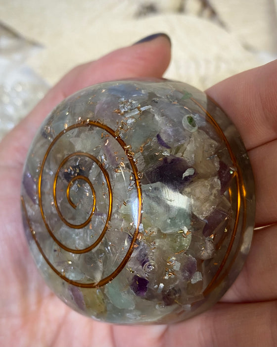 Orgonite Fluorite Phone Pod