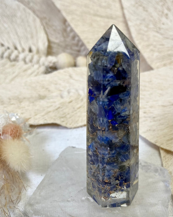 Lapis Lazuli Orgonite Point