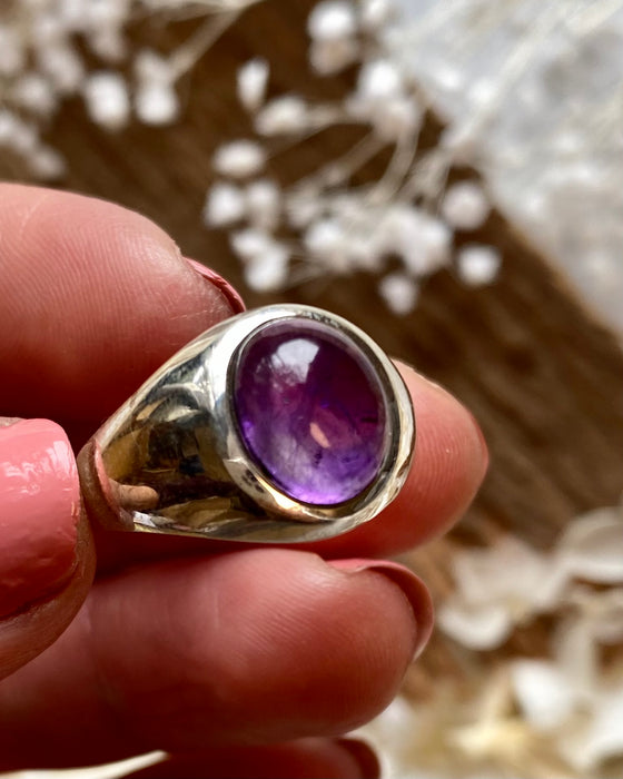 Amethyst Sterling Silver Ring