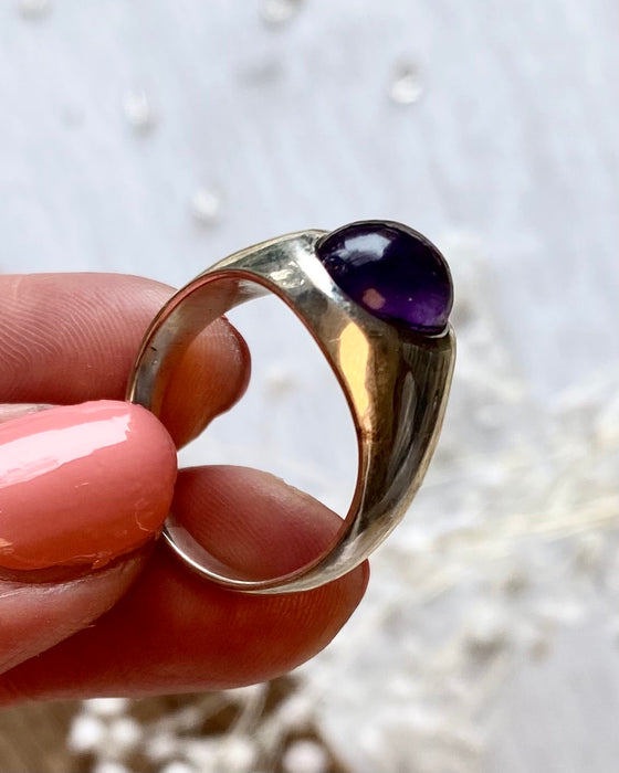 Amethyst Sterling Silver Ring