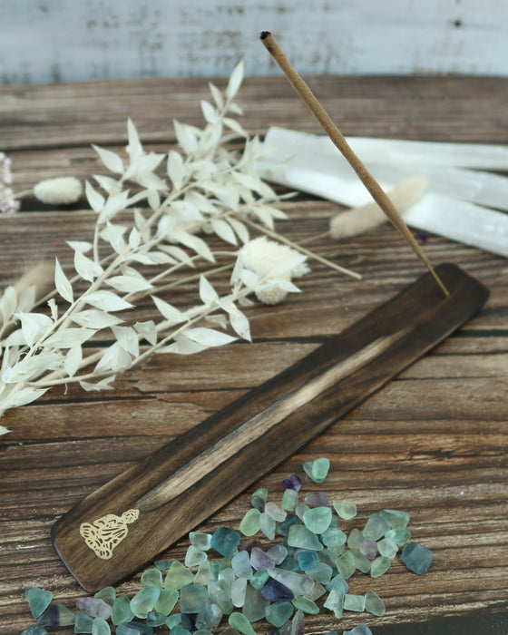 Wooden Incense Holder - Buddha