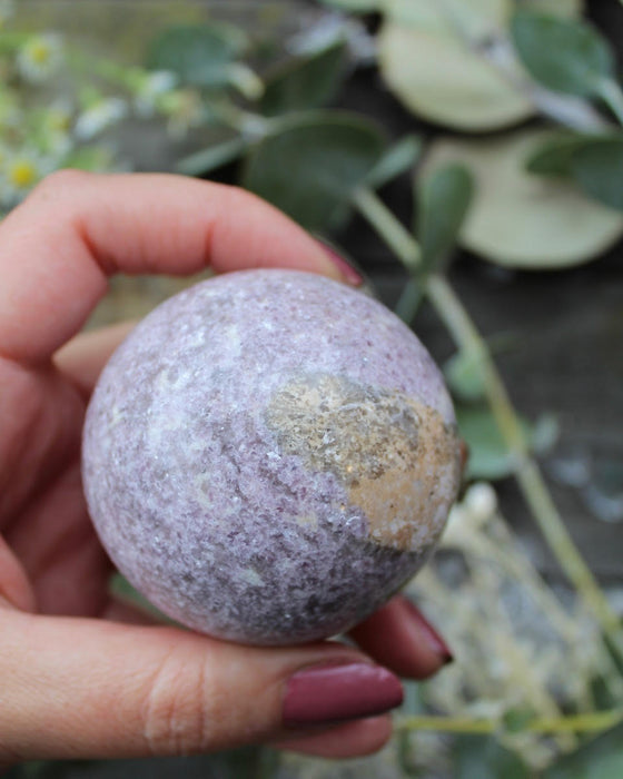 Lepidolite Sphere