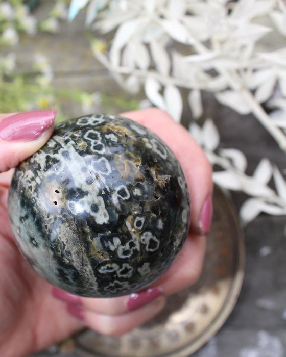 Ocean Jasper Sphere