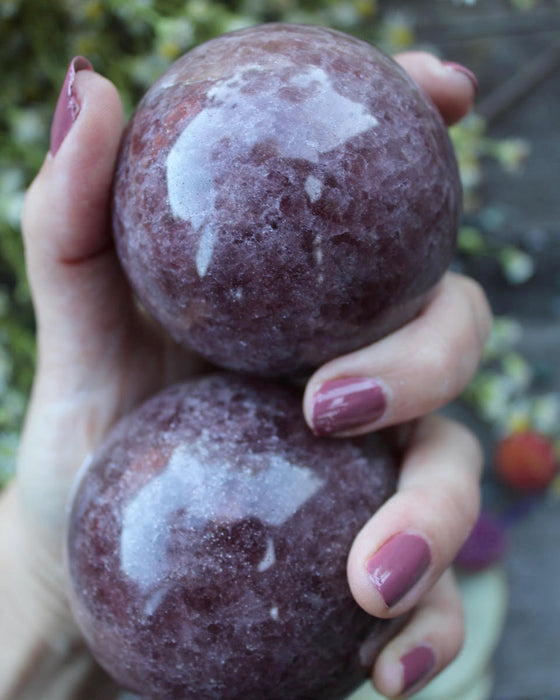 Strawberry Quartz Sphere Large