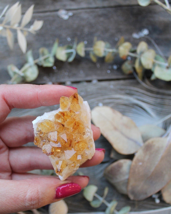 Citrine Cluster Small