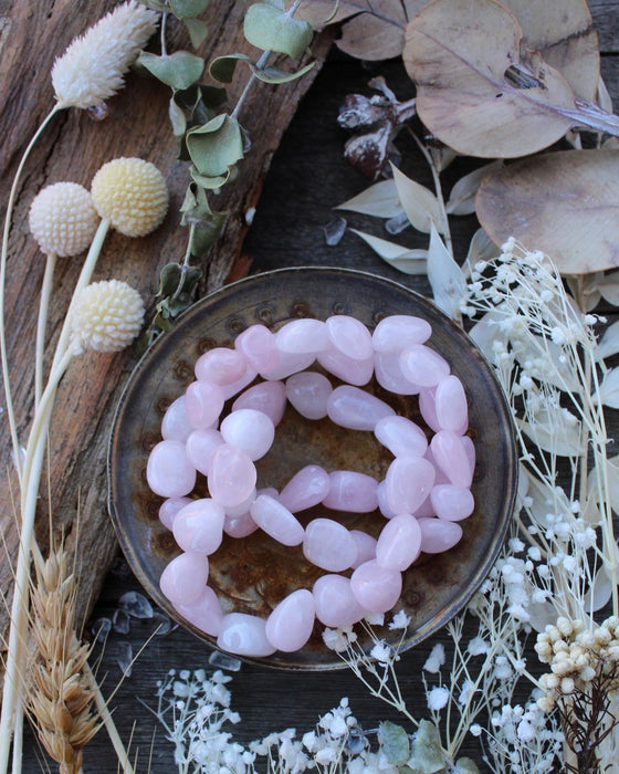 rose quartz bracelet