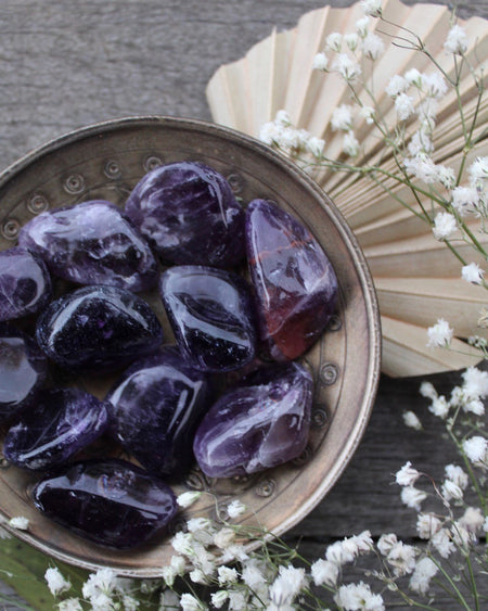 amethyst tumbled