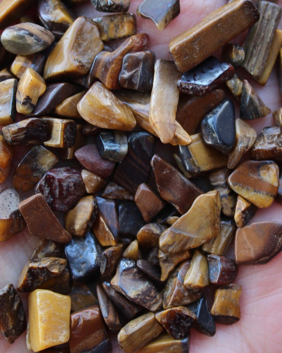 Tiger Eye Chip Bottle