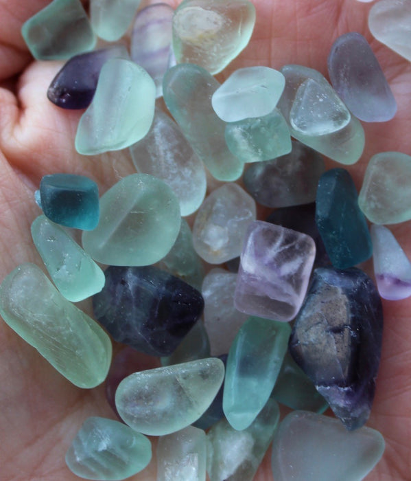 Rainbow Fluorite Chip Bottle