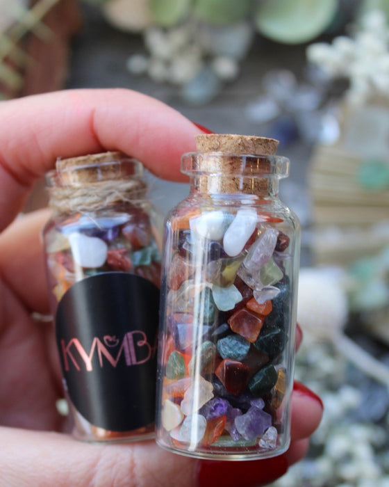 Mixed Crystal Chip Bottle