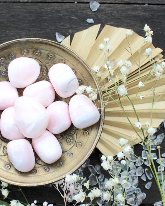 Pink Mangano Calcite Tumbled