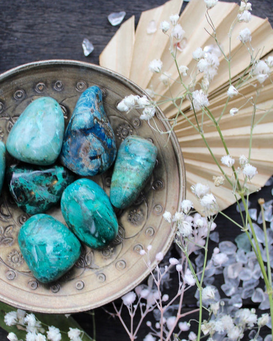 Chrysocolla Tumbled