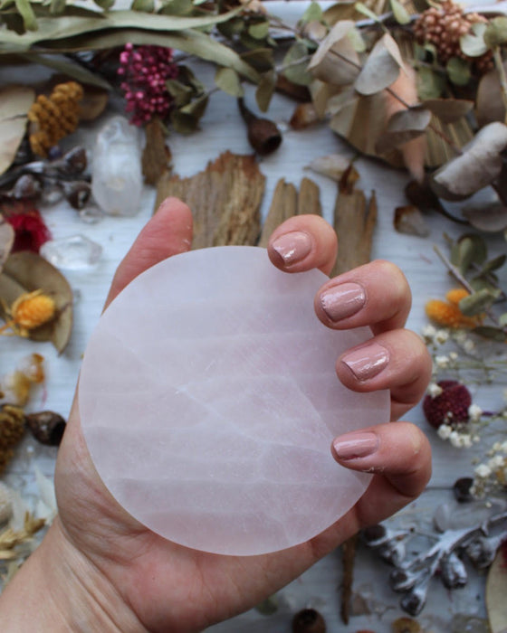 Selenite Cleansing Plate