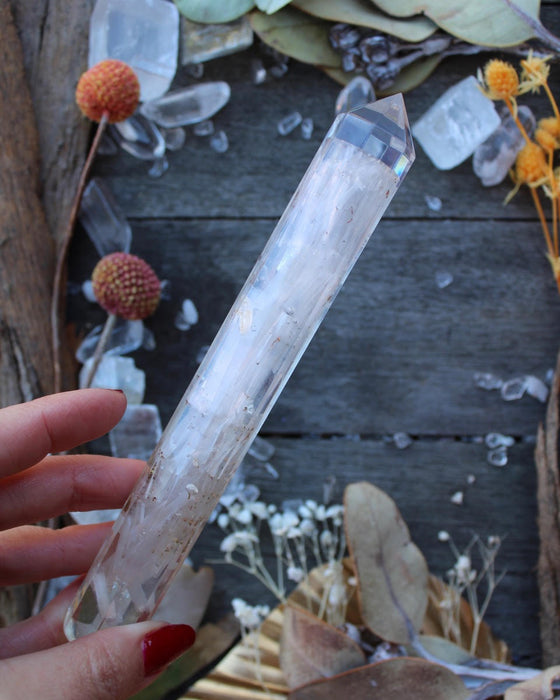 Selenite Orgonite Massage Wand