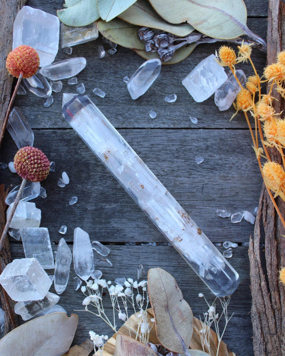 Selenite Orgonite Massage Wand