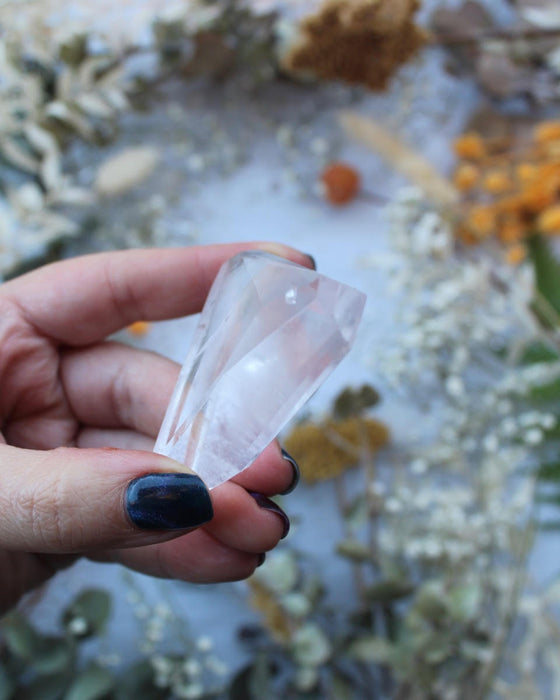 Facetted Clear Quartz