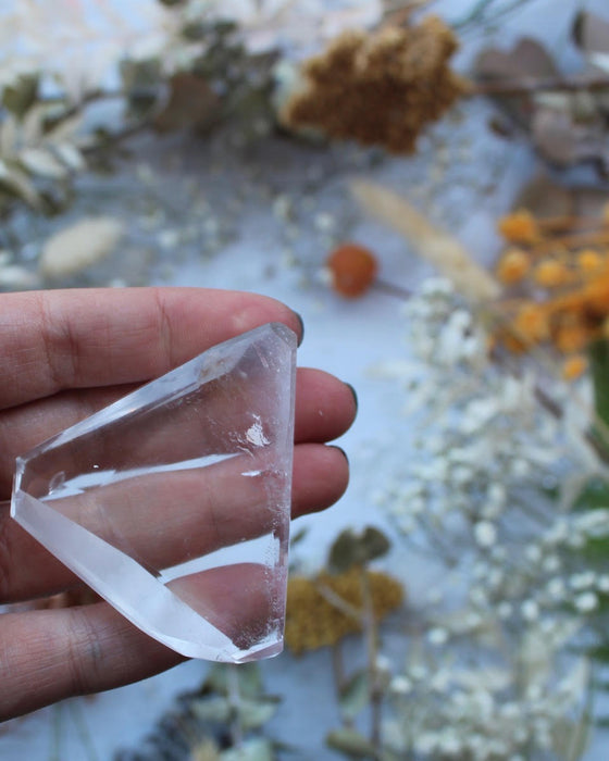 Facetted Clear Quartz